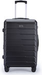 Lavor 1-601 Large Travel Suitcase Hard Black with 4 Wheels Height 75cm.