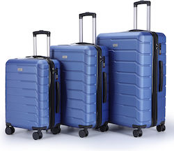 Lavor 1-601 Комплект куфари за пътуване 3бр в Син цвят