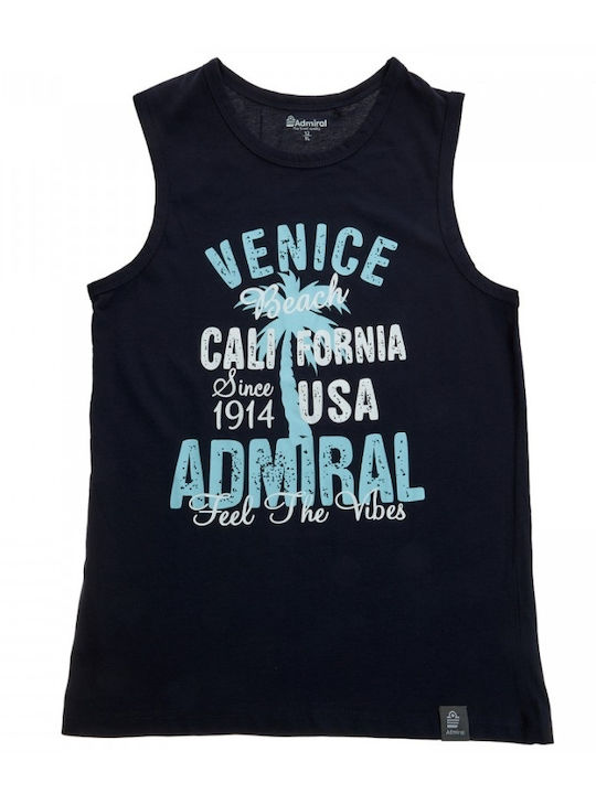 Kids' Shirt Sleeveless Navy Blue
