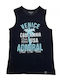 Kids' Shirt Sleeveless Navy Blue