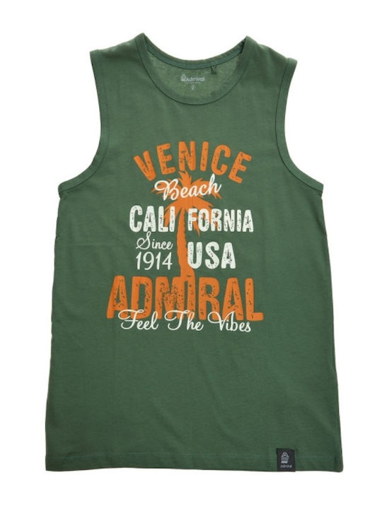 Admiral Kids' Shirt Sleeveless Green