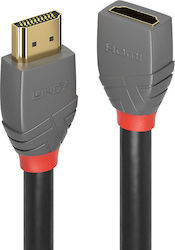 Lindy 36478 HDMI 2.0 HDMI Мъжки - HDMI Женски 3м Черен