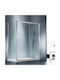 Starlet Slider Διαχωριστικό Ντουζιέρας με Συρόμενη Πόρτα 121-124x180cm Clear Glass