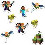 Minecraft Stickers 5cm / 8pcs