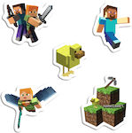 Minecraft autocolante 10cm / 8pcs