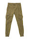 Trousers Cargo Elastic Khaki