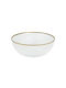 Click Glass Salad Bowl Transparent 21x21x9cm
