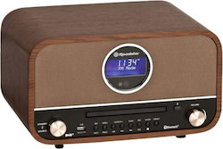 Roadstar HRA-1782N+BT Retro Tischplatte Elektrisch Braun