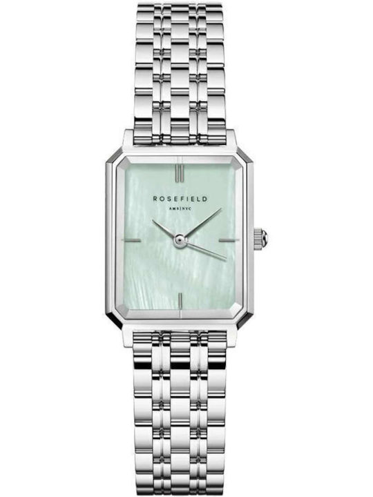 Rosefield Women's Watch with Silver Metal Bracelet