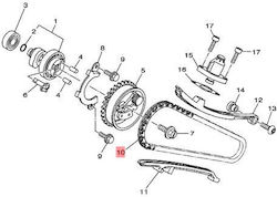 Yamaha Camshaft Chain 94568A809600