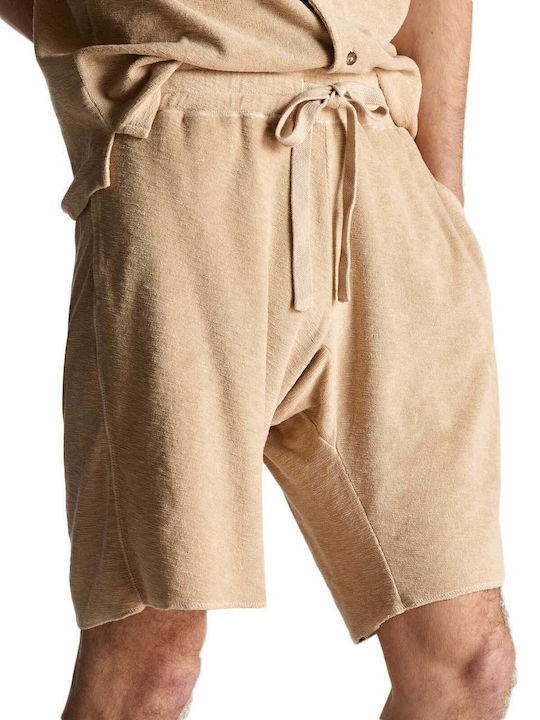 Dirty Laundry Men's Athletic Shorts Ecru