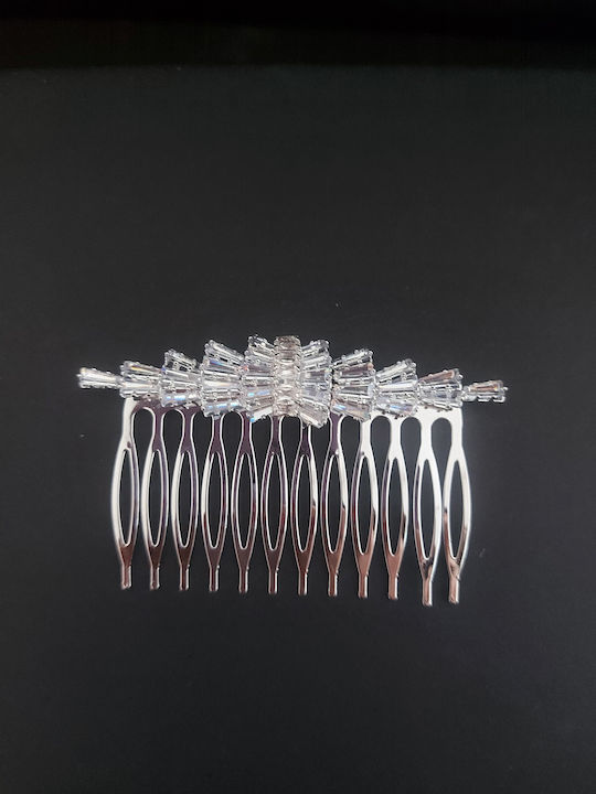 Νυφικό Χτενάκι Μαλλιών Zircon 6/7.5 Cm