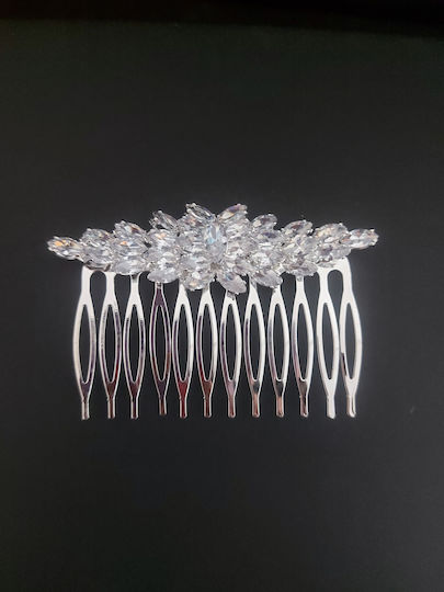 Νυφικό Χτενάκι Μαλλιών Zircon 6/7 Cm