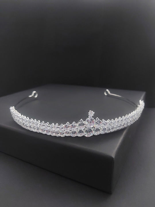Accesorii Pentru Mireasă Tiara De Mireasă Zircon 2 Cm