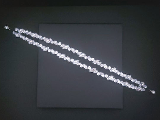 Bridal Headpiece Double Row Zircon 32 Cm
