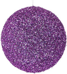 Große Kunststoff Lila Weihnachtsbaumschmuck Ball 20cm Große Kunststoff Lila Weihnachtsbaumschmuck Ball 20cm