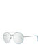 Guess Women's Sunglasses with Blue Metallic Frame and Silver Gradient Mirror Lenses GF0367 10X