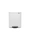 Brabantia Waste Bin Waste Plastic with Pedal White 30lt 1pcs 1003188