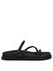 Migato Women's Flat Sandals in Black Color