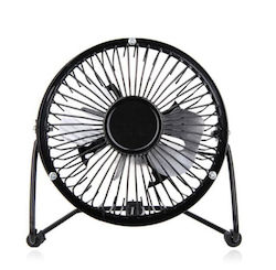 KMT Style USB Office/Home Fan with Power Bank Black 9049573