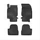 Frogum Set of Front and Rear Mats 4pcs Tray Type for Peugeot 3008 Opel Corsa Black
