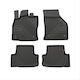 Frogum Set of Front and Rear Mats 4pcs Tray Type for Skoda Karoq 2017 Black