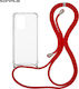 Sonique Armor Clear Back Cover Silicon cu Curea...
