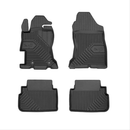 Frogum Set Față și Spate Covoare Auto 4 Bucăți Pentru Subaru Impreza XV 2016-2023 Negre