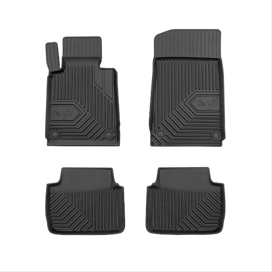 Frogum Set of Front and Rear Mats 4pcs for Audi S3 1998-2005 Black