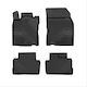 Frogum Set of Front and Rear Mats 4pcs for Nissan Qashqai 2013-2021 Black