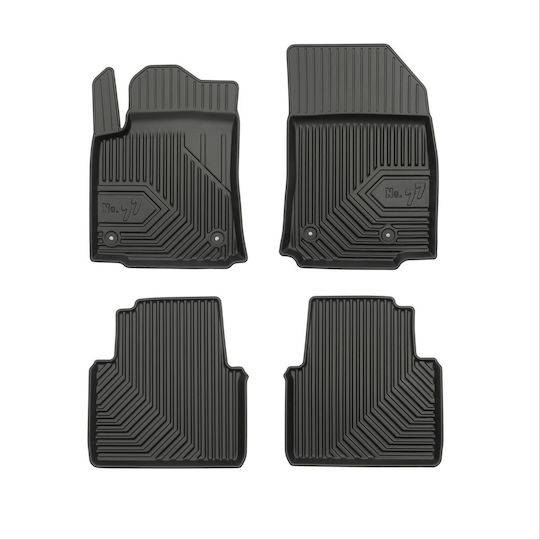 Frogum Σετ Μπροστινά και Πίσω Πατάκια 4τμχ για Citroen C3 Aircross / C3 2017-2024 Μαύρα
