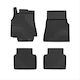 Frogum Set of Front and Rear Mats 4pcs for Mercedes-Benz B Class 2005-2011 Black