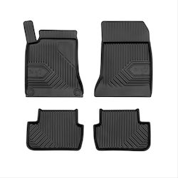 Frogum Set of Front and Rear Mats Tray Type 4pcs from Rubber for Mercedes-Benz A Class / B Class / GLA Black