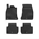 Frogum Set of Front and Rear Mats 4pcs for Kia Stinger 2017-2023 Black