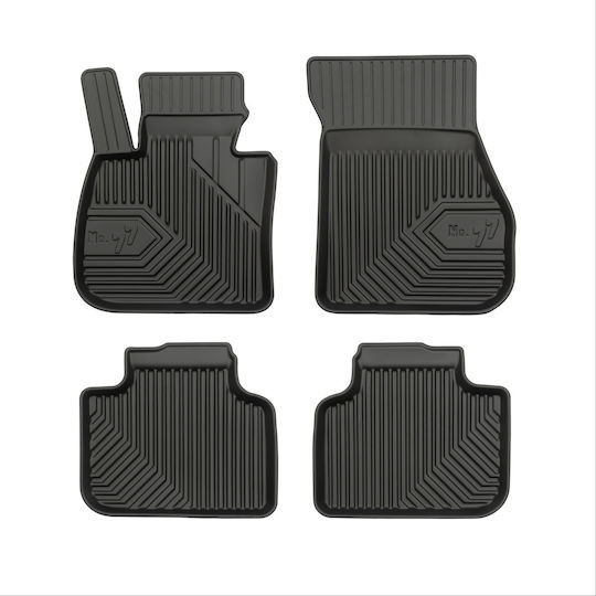 Frogum Σετ Μπροστινά και Πίσω Πατάκια 4τμχ για BMW X1 / X2 2015-2022 Μαύρα