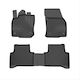 Frogum Set of Front and Rear Mats 3pcs for Volkswagen Touran 2015 Black