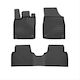 Frogum Set of Front and Rear Mats 3pcs for Volkswagen ID.3 2019 Black