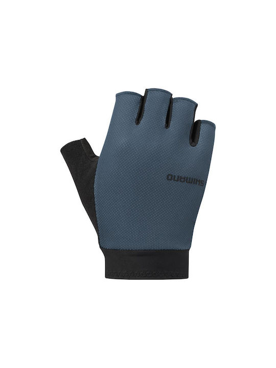 Shimano Half Finger Cycling Gloves Adults Blue