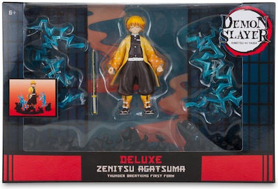 Mcfarlane Toys Demon Slayer Kimetsu no Yaiba: Zenitsu Thunder Breathing Deluxe Action Figure height 13cm