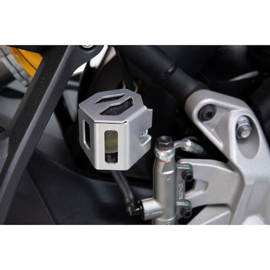 SW-Motech Motorcycle Brake Reservoir Protector Silver