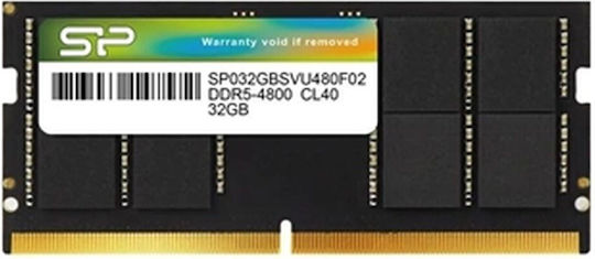 Silicon Power DDR5 32GB RAM με 2x16GB Modules και Ταχύτητα 4800 για Laptop