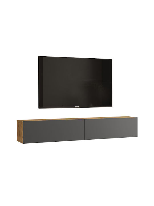 TV-Ständer Gray Μ180xΠ31.6xΥ29.6cm