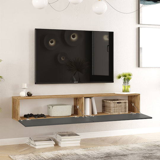 TV Stand Dello Gray L180xD31.6xH29.6cm