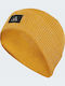 Performance Beanie Unisex Σκούφος Πλεκτός σε Κίτρινο χρώμα