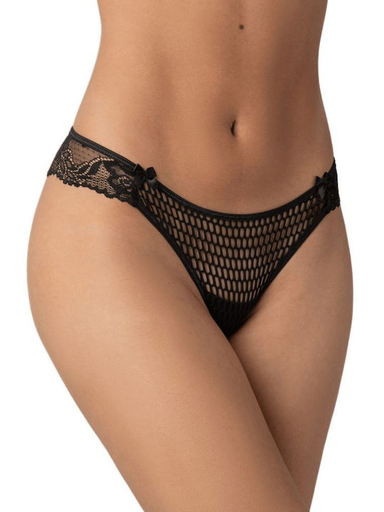 Milena by Paris Women's Brazil with Lace Black