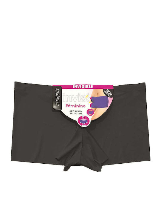 Ustyle Damen Boxer Nahtlos Schwarz