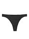 Βαμβακερά Damen Zeichenfolge 3Pack Schwarz