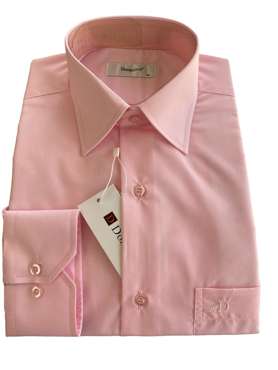 Domino 22502 Men's shirt pink color