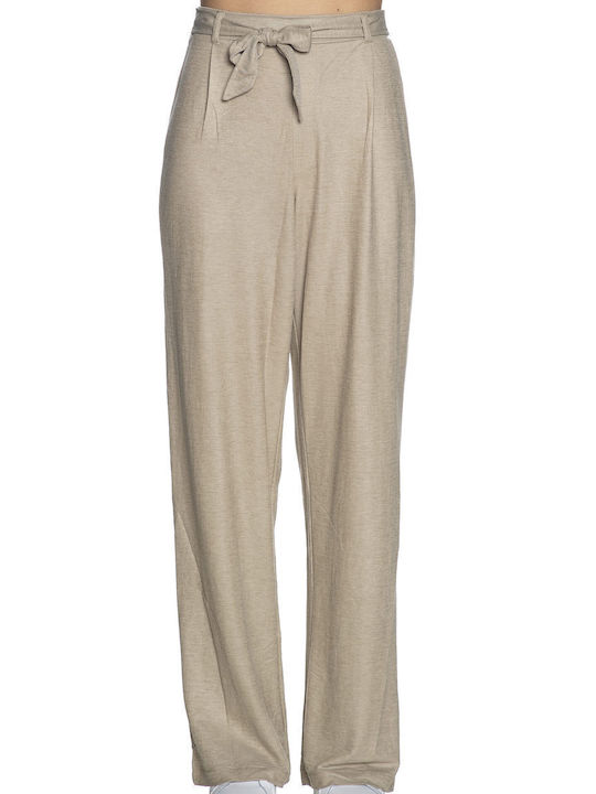 Pantaloni pentru femei Viscoze Bej - TIFFOSI