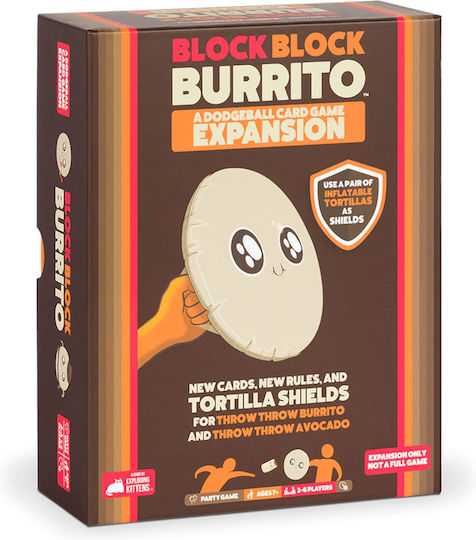 Game Expansion Block Block Burrito for 2-6 Players 7+ Years Old (EN) Exploding Kittens